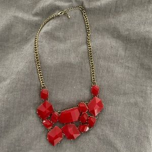 Red and gold necklace